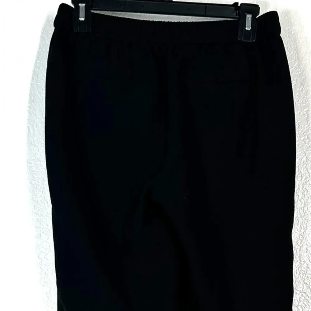 2 S Pants Casual Joggers Light Weight Elastic Black Ankle Fit  Small Women's